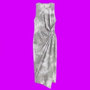 Nine Britton Abstract Print Midi Dress